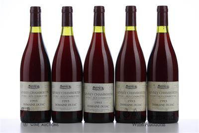 GEVREY CHAMBERTIN AUX COMBOTTES 1993 - Dujac - 5 Bottles