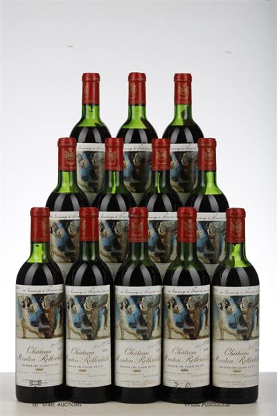 MOUTON ROTHSCHILD 1973 - Mc - 12 Bottles - Owc 12
