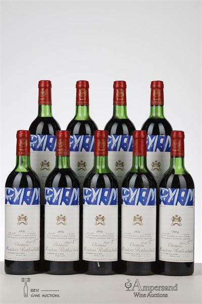 MOUTON ROTHSCHILD 1976 - Mc - 9 Bottles - Owc 12