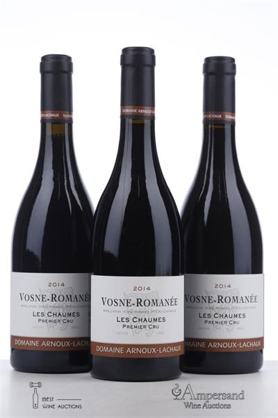 VOSNE ROMANEE LES CHAUMES 2014 - Arnoux Lachaux - 3 Bottles