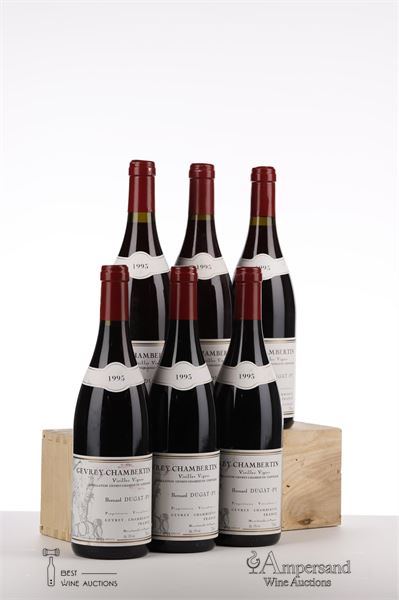 GEVREY CHAMBERTIN VIEILLES VIGNES 1995 - Bernard Dugat Py - 6 Bottles