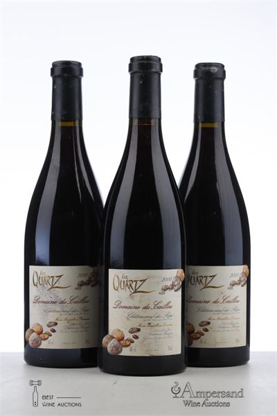 CHATEAUNEUF DU PAPE LES QUARTZ 2000 - Le Clos du Caillou - 3 Bottles
