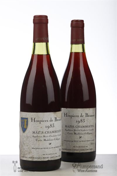 HOSPICES DE BEAUNE MAZIS CHAMBERTIN CUVEE MADELEINE COLLIGNON 1983 - Antonin Rodet - 2 Bottles