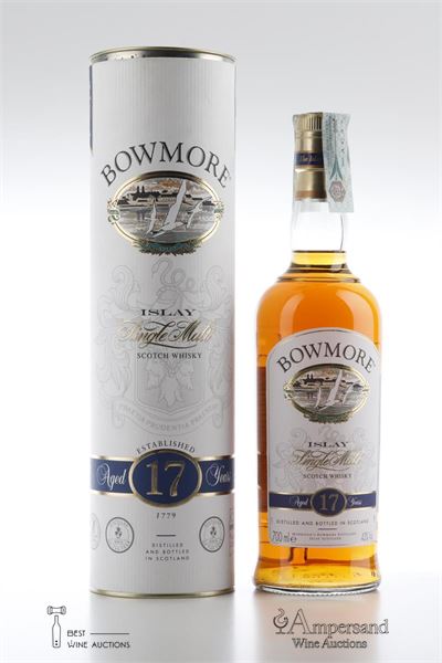 BOWMORE ISLAY SINGLE MALT 17 Y - Alc 43% - 1 Bottle - Oc 1