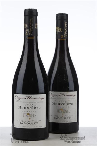 CROZES HERMITAGE NOUVELERE 2007 - Philippe et Vincent Jaboulet - 2 Bottles