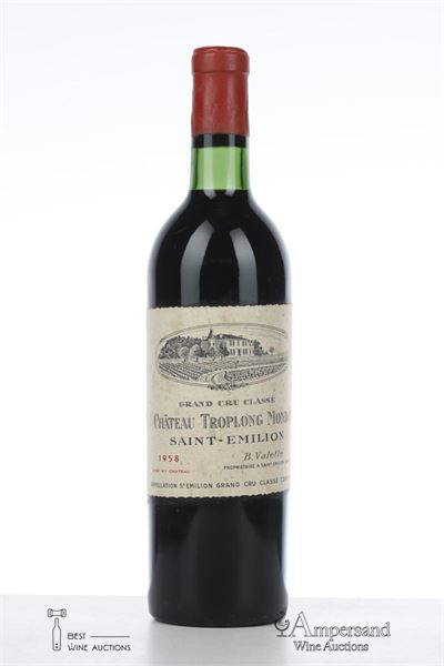 TROPLONG MONDOT 1958 - Mc - 1 Bottle
