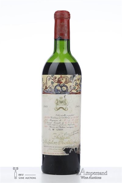 MOUTON ROTHSCHILD 1968 - Mc - 1 Bottle