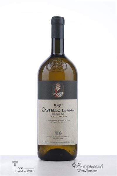 CHARDONNAY VIGNA AL POGGIO DEL VIGNETO SAN LORENZO 1990 - Castello di Ama - 1 Magnum