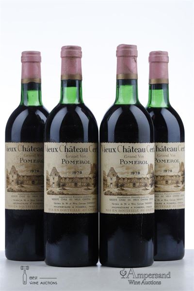 VIEUX CHATEAU CERTAN 1978 - Mc - 4 Bottles