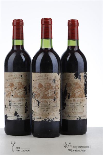 BEAUSEJOUR DUFFAU LAGARROSSE 1983 - Mc - 3 Bottles