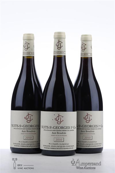 NUITS ST GEORGES AUX BOUDOTS 2010 - Jean Jacques Confuron - 3 Bottles