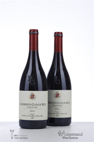CHAMBERTIN CLOS DE BEZE 2016 - Robert Groffier - 2 Bottles