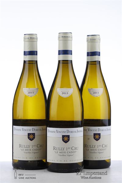 RULLY BLANC LE MEIX CADOT VIEILLES VIGNES 2015 - Dureuil Janthial - 3 Bottles