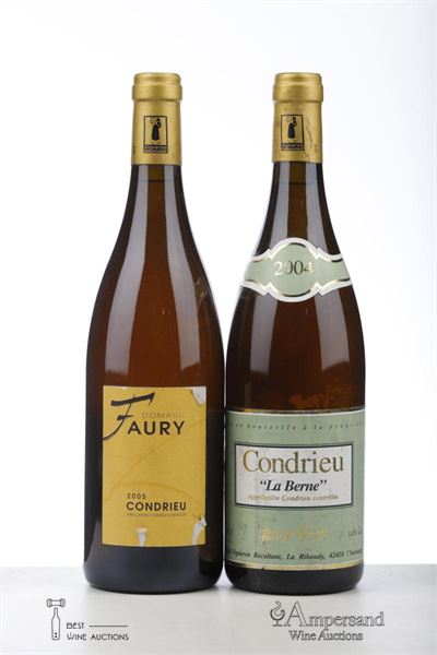 CONDRIEU 1*2004 LA BERNE + 1*2005  - Faury - 2 Bottles