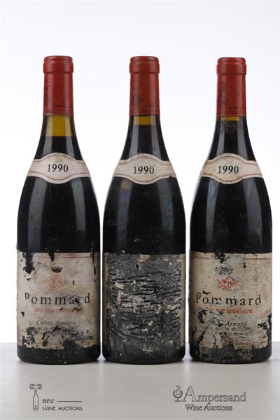 POMMARD CLOS DES EPENEAUX 1990 - Comte Armand - 3 Bottles