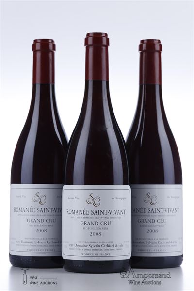 ROMANEE ST VIVANT 2008 - Sylvain Cathiard - 3 Bottles