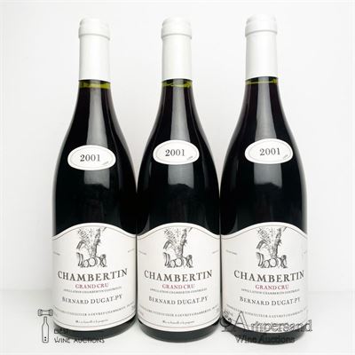 CHAMBERTIN 2001 - Dugat Py - 3 Bottles