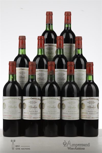CHEVAL BLANC 1975 - Mc - 11 Bottles