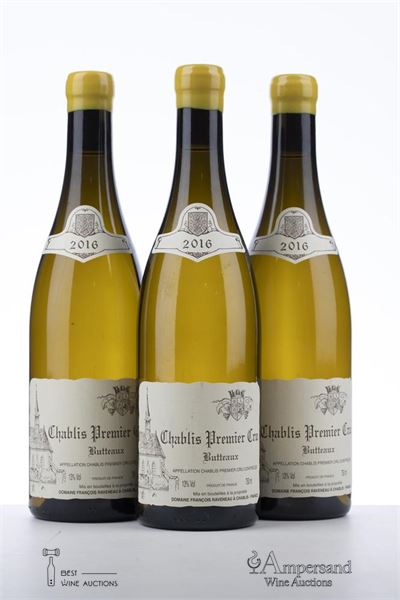 CHABLIS BUTTEAUX 2016 - Francois Raveneau - 3 Bottles