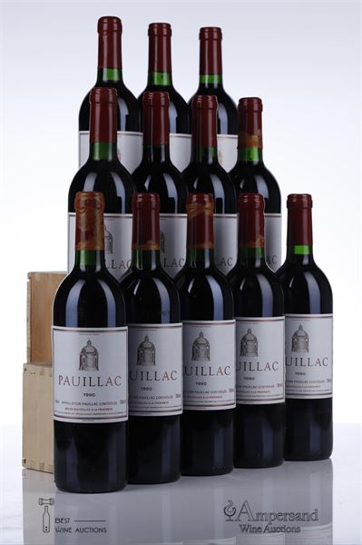 PAUILLAC DE CHATEAU LATOUR 1990 - 12 Bottles - Owc 12