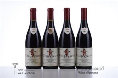 CLOS VOUGEOT 1998 - Denis Mortet - 4 Bottles