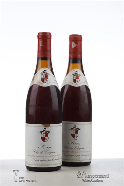 FIXIN CLOS DU CHAPITRE 1976 - Gelin mise Cave Dessilly - 2 Bottles