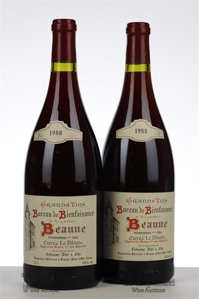 BEAUNE PERRIERES CUVEE LE BLANC 1988 - Labaume Aine - 2 Magnums
