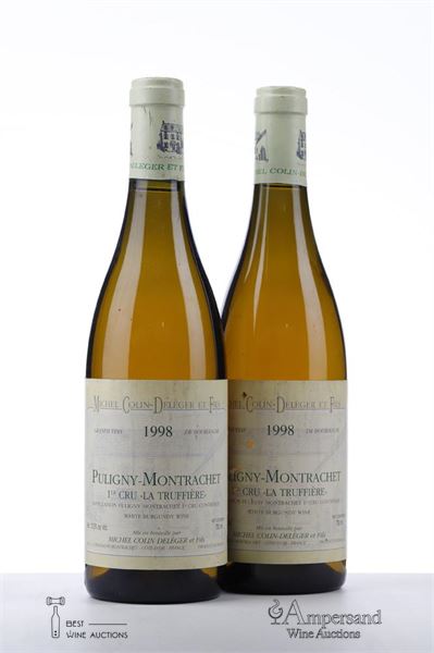 PULIGNY MONTRACHET LA TRUFFIERE 1998 - Michel Colin Deleger - 2 Bottles