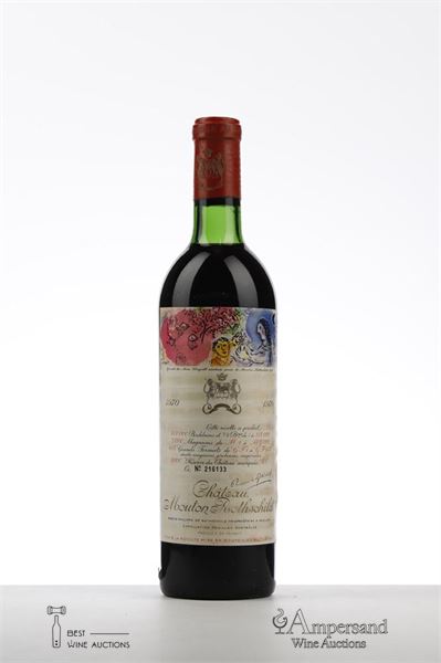 MOUTON ROTHSCHILD 1970 - Mc - 1 Bottle