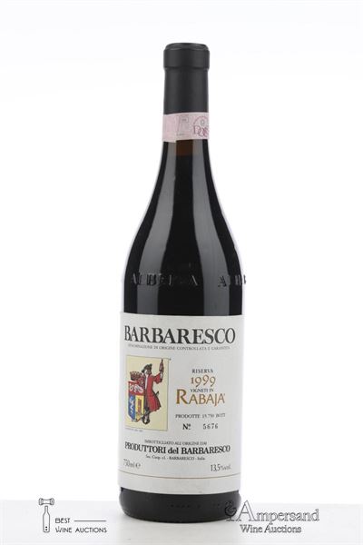 BARBARESCO RISERVA RABAJA 1999 - Produttori del Barbaresco - 1 Bottle