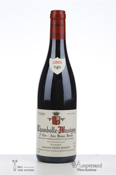 CHAMBOLLE MUSIGNY AUX BEAUX BRUNS 2003 - Denis Mortet - 1 Bottle