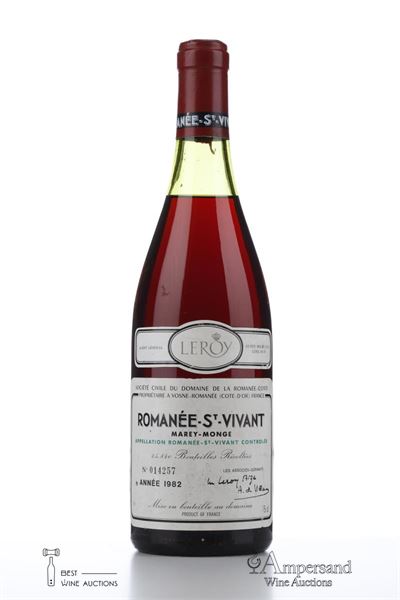 ROMANEE ST VIVANT Domaine de la Romanee Conti 1982 - 1 Bottle