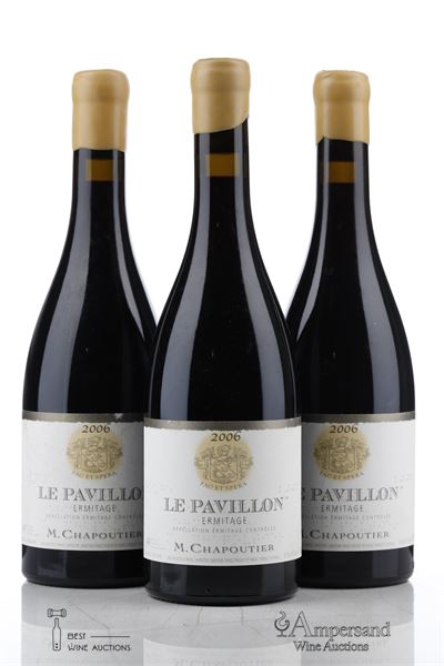 ERMITAGE ROUGE LE PAVILLON 2006 - Chapoutier - 3 Bottles