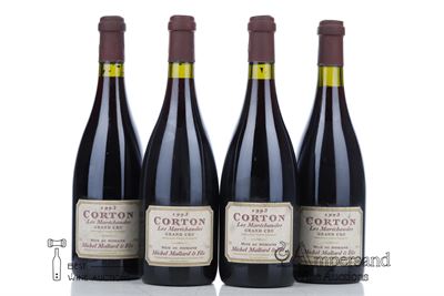 CORTON LES MARECHAUDES 1993 - Michel Mallard - 4 Bottles