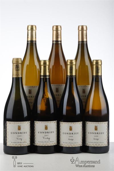 MIXED CONDRIEU VERTIGE - Yves Cuilleron - 2005 + 2007 + 2*2008 + 2011 + 2012 + 2013 - 7 Bottles