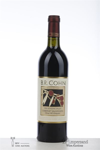 B.R. COHN OLIVE HILL VINEYARD CABERNET SAUVIGNON 1990 - B.R. Cohn Winery - 1 Bottle