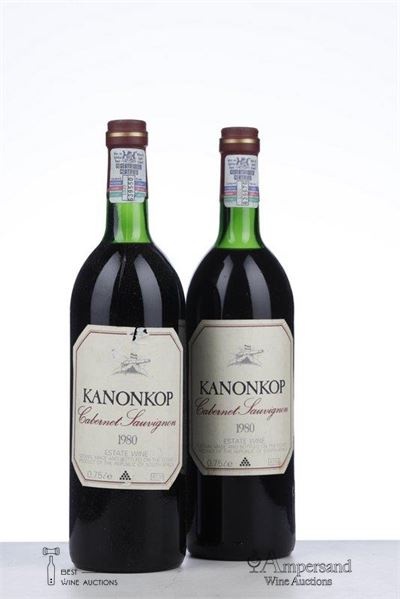 KANONKOP CABERNET SAUVIGNON 1980 - Kanonkop - 2 Bottles