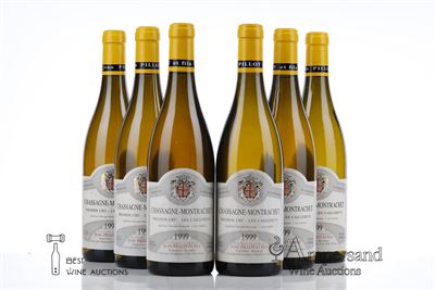CHASSAGNE MONTRACHET BLANC LES CAILLERETS 1999 - Jean Pillot - 6 Bottles