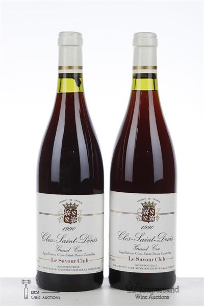 CLOS ST DENIS 1990 - Le Savour Club - 2 Bottles