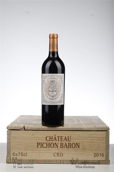 PICHON BARON 2016 - Mc - 4 Bottles - Owc 6