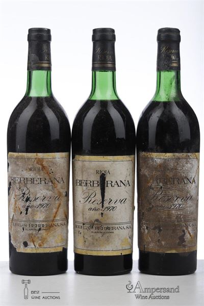 BERBERANA RESERVA 1970 - Bodegas Berberana - 3 Bottles