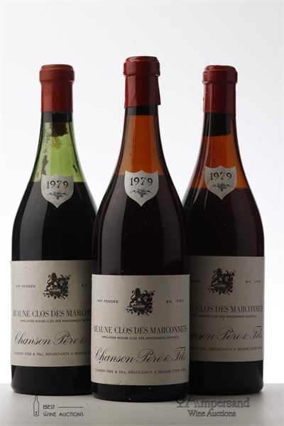 BEAUNE CLOS DES MARCONNETS 1979 - Chanson - Mb - 3 Bottles