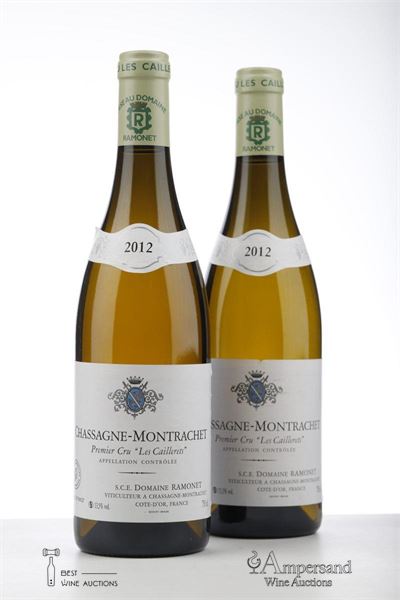 CHASSAGNE MONTRACHET BLANC LES CAILLERETS 2012 - Ramonet - 2 Bottles