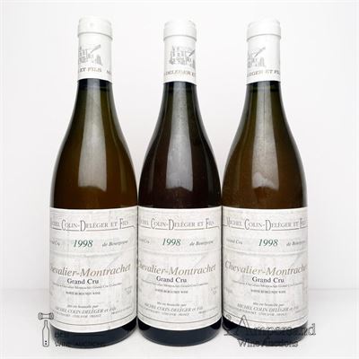 CHEVALIER MONTRACHET 1998 - Michel Colin Deleger - 3 Bottles
