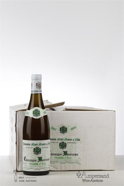 CHASSAGNE MONTRACHET BLANC VIRONDOT 1995 - Marc Morey - 12 Bottles - Oc 12