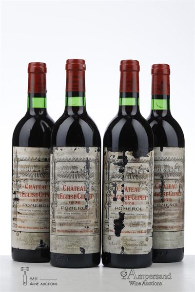 EGLISE CLINET 1978 - Mc - 4 Bottles