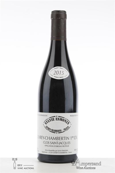 GEVREY CHAMBERTIN CLOS ST JACQUES 2015 - Sylvie Esmonin - 1 Bottle