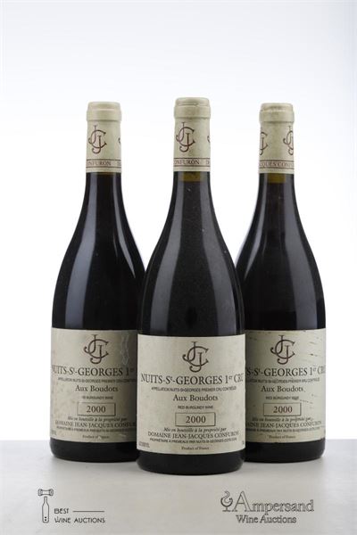 NUITS ST GEORGES AUX BOUDOTS 2000 - Jean Jacques Confuron - 3 Bottles