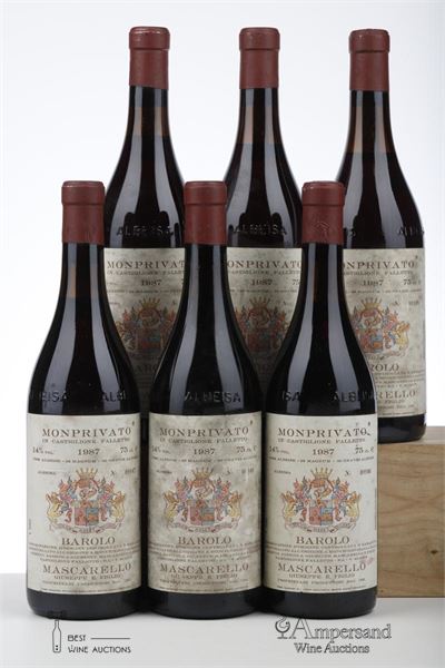 BAROLO MONPRIVATO 1987 - Giuseppe Mascarello - 6 Bottles