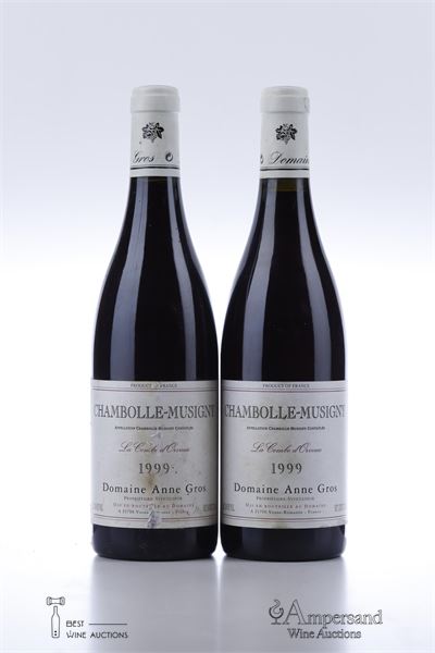 CHAMBOLLE MUSIGNY LA COMBE D'ORVEAU 1999 - Anne Gros - 2 Bottles